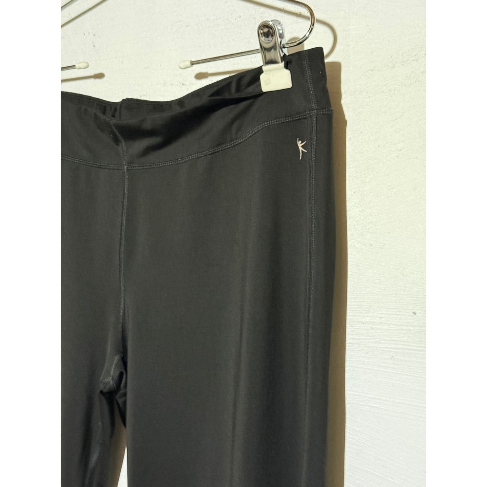 Danskin Now Womens Semi-Fitted Yoga Pants XL 16-18 Black Stretch Active Bootcut - Picture 6 of 11